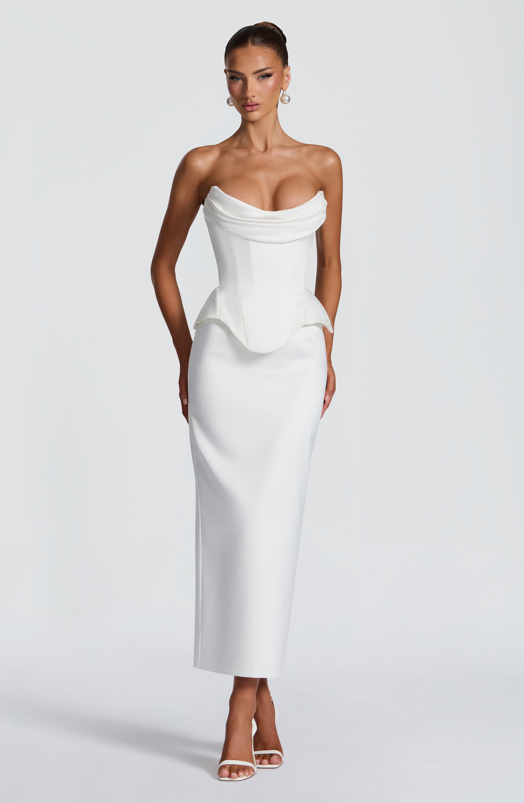 Calliope Midi Skirt - Ivory